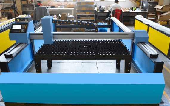 Portable gantry cutting machine